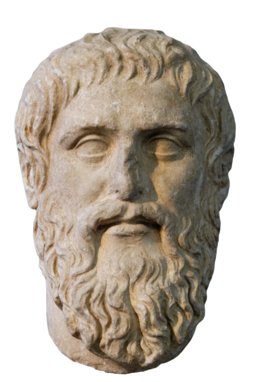 Later likeness: a marble copy of the portrait attributed to Silanion. Portrait of Plato